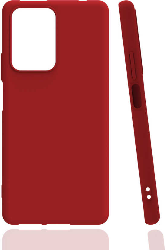Xiaomi Mi 11T 5g Kılıf Mnc Biye Silikon-Kırmızı