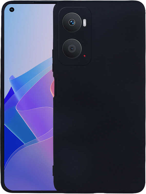 Oppo A96 4g Kılıf Mnc Premier Silikon Kapak-Siyah
