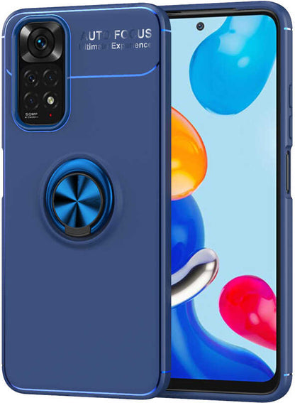 Xiaomi Redmi Note 11 Global Kılıf Mnc Ravel Silikon Kapak-Mavi