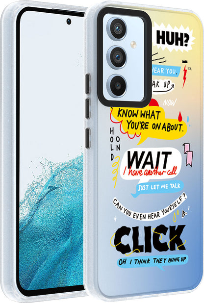 Galaxy A54 Kılıf Desenli Mnc Dragon Sert Kapak-Kelimeler