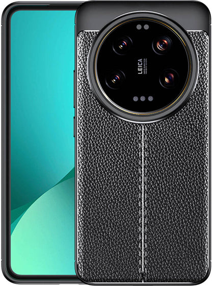 Xiaomi Mi 14 Ultra Kılıf Mnc Niss Silikon Kapak-Siyah