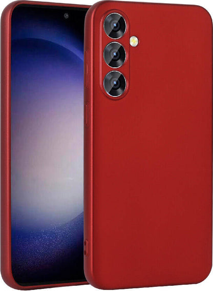 Galaxy S24 Kılıf Mnc Premier Silikon Kapak-Kırmızı