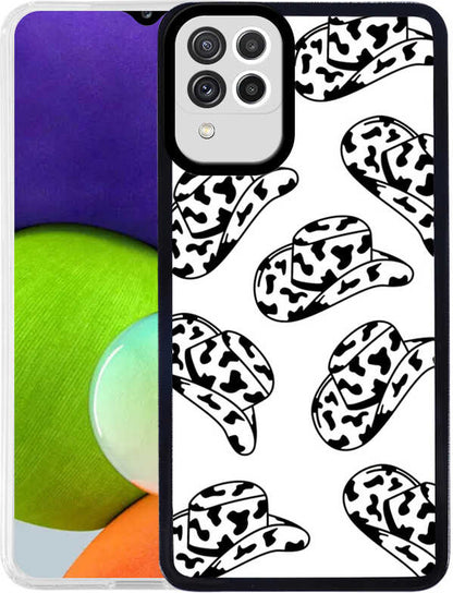 Galaxy M22 Kılıf Mnc M-Fit Desenli Kapak-Hat No5