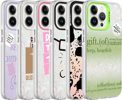 Apple iPhone 13 Pro Kılıf Mermer Desenli Mnc Marbello Kapak-Mor