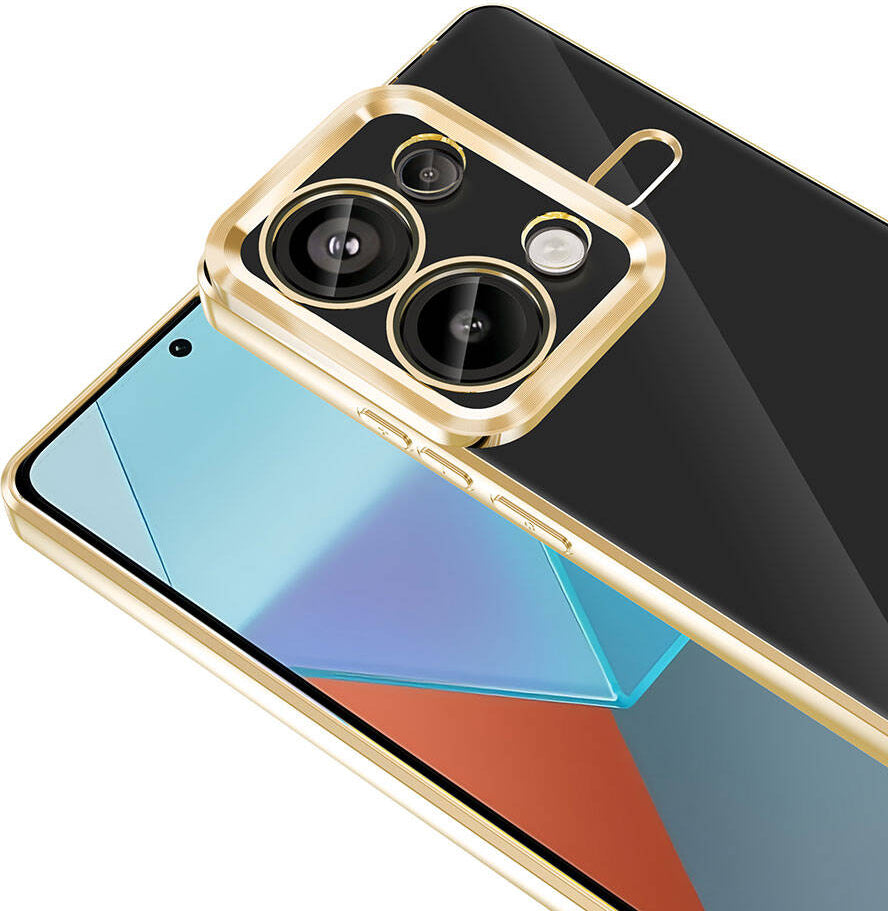 Xiaomi Redmi Note 13 Pro 4g Kılıf Kamera Korumalı Logo Gösteren Mnc Omega Kapak-Lila