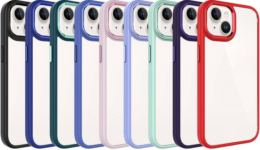 Apple iPhone 15 Kılıf Mnc Krom Kapak-Lavendery Gray