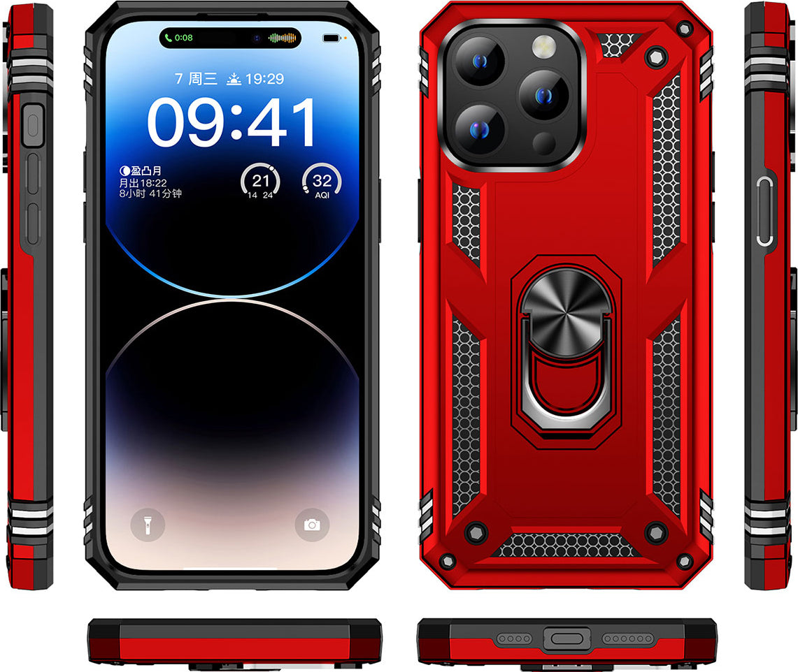 Apple iPhone 15 Pro Max Kılıf Mnc Vega Kapak-Siyah