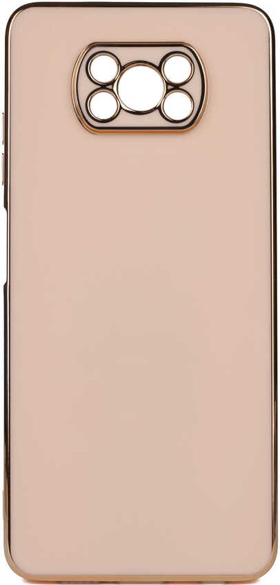 Xiaomi Poco X3 Kılıf Mnc Bark Kapak-Rose Gold