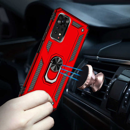 Xiaomi Redmi Note 11 Pro 5g Kılıf Mnc Vega Kapak-Kırmızı