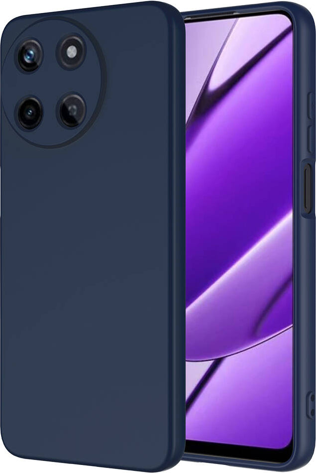 Realme 11 4g Kılıf Mnc Mara Laaakan Kapak-Lacivert