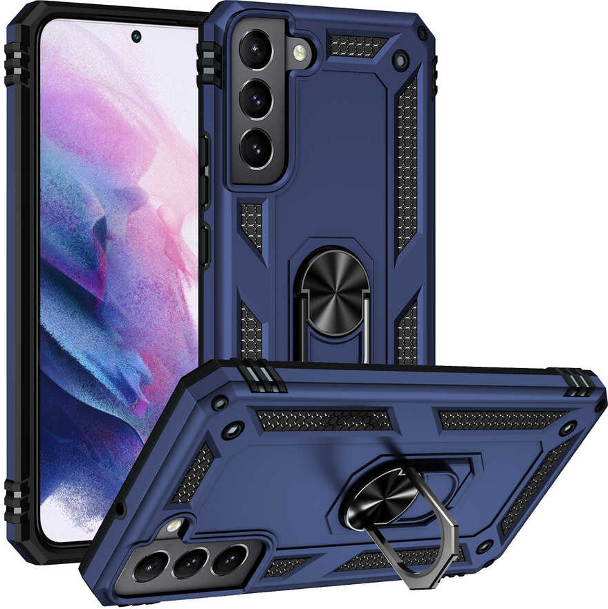 Galaxy S22 Plus Kılıf Mnc Vega Kapak-Mavi