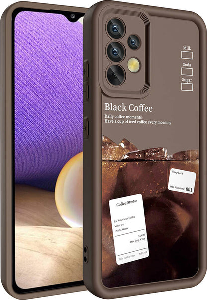Galaxy A32 4g Kılıf Kamera Korumalı Baskılı Arka Yüzey Mnc Klas Kapak-Siyah