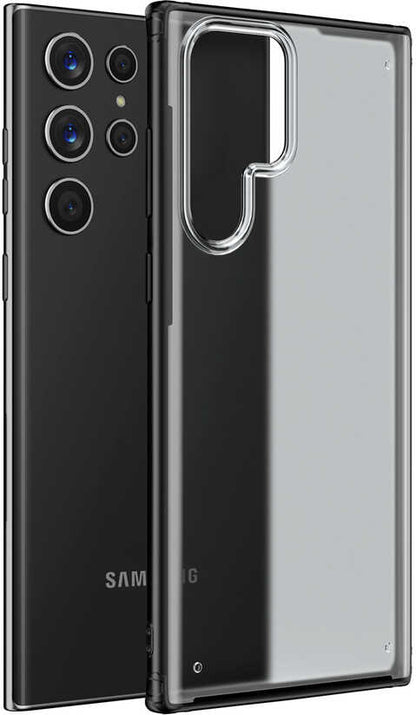 Galaxy S22 Ultra Kılıf Mnc Volks Kapak-Siyah