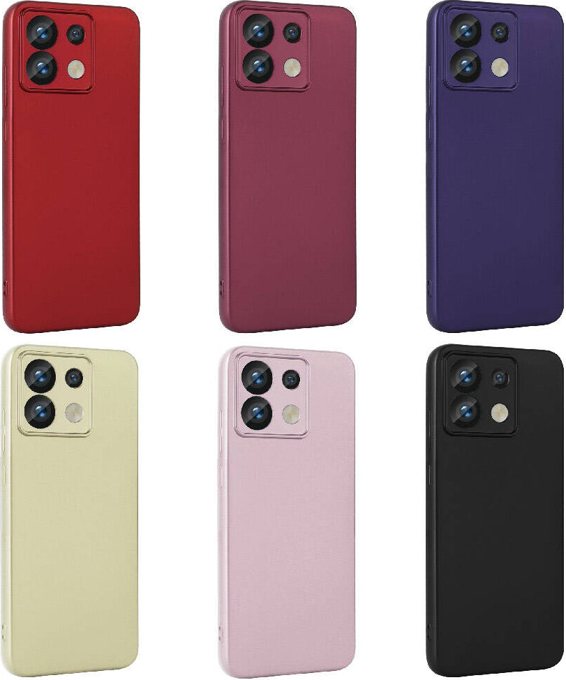Xiaomi Redmi Note 13 Pro 5g Kılıf Mnc Premier Silikon Kapak-Kırmızı