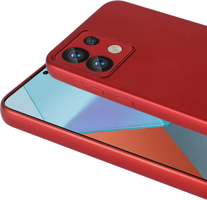Xiaomi Redmi Note 13 Pro 5g Kılıf Mnc Premier Silikon Kapak-Kırmızı