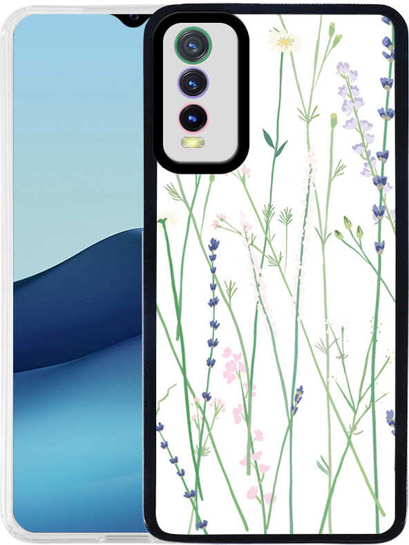 Vivo Y20S Kılıf Mnc M-Fit Desenli Kapak-Flower No4