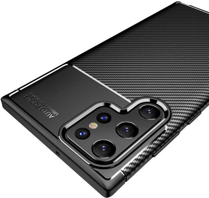 Galaxy S22 Ultra Kılıf Mnc Negro Silikon Kapak-Siyah