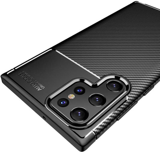Galaxy S22 Ultra Kılıf Mnc Negro Silikon Kapak-Siyah