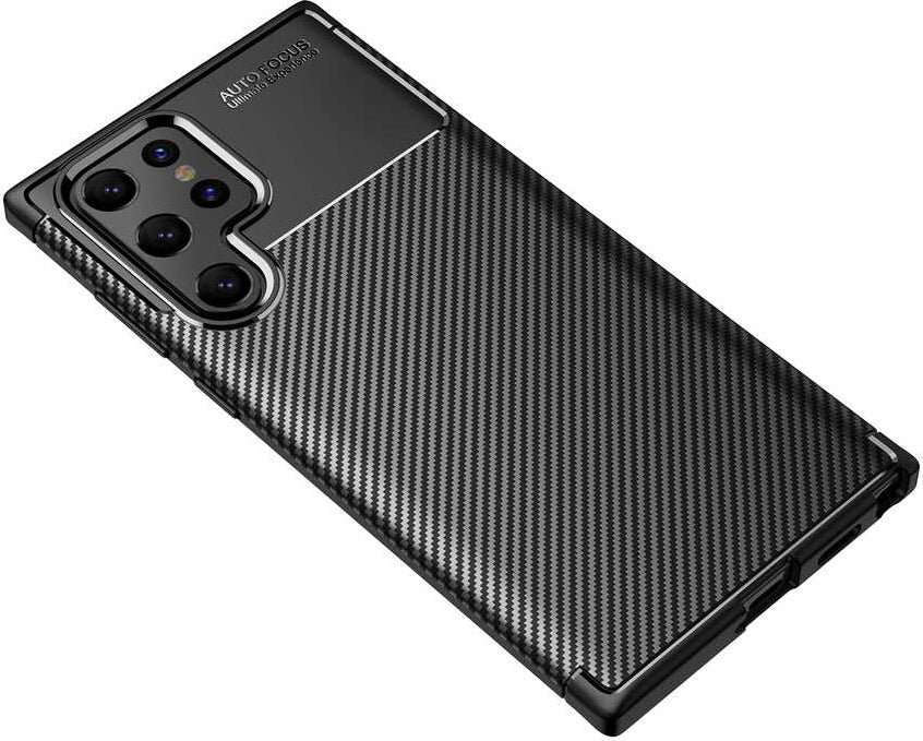 Galaxy S22 Ultra Kılıf Mnc Negro Silikon Kapak-Siyah