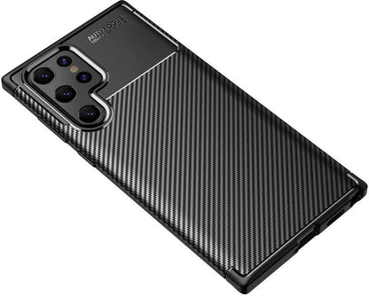 Galaxy S22 Ultra Kılıf Mnc Negro Silikon Kapak-Siyah