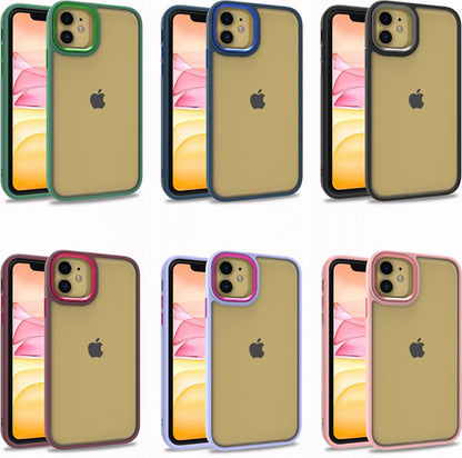 iPhone 12 Kılıf Mnc Flora Kapak-Lila