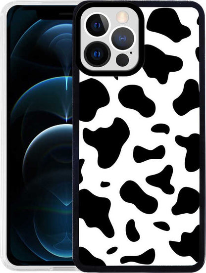 iPhone 12 Pro Max Kılıf Mnc M-Fit Desenli Kapak-Cow No1