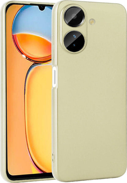 Xiaomi Redmi 13C Kılıf Mnc Premier Silikon Kapak-Gold