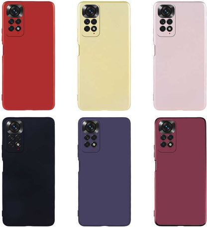 Xiaomi Redmi Note 11 Global Kılıf Mnc Premier Silikon Kapak-Saks Mavi