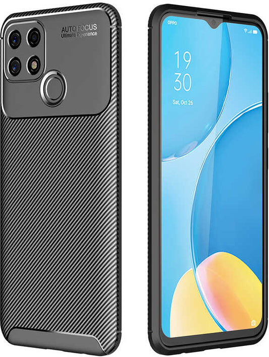 Oppo A15 Kılıf Mnc Negro Silikon Kapak-Siyah