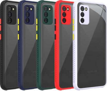 Galaxy A02S Kılıf mnc Kaff Kapak-Mor