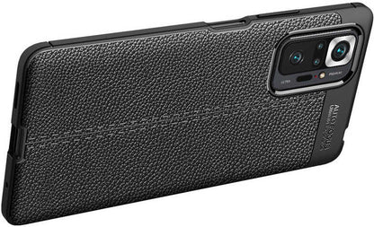 Xiaomi Redmi Note 10 Pro Kılıf Mnc Niss Silikon Kapak-Kırmızı
