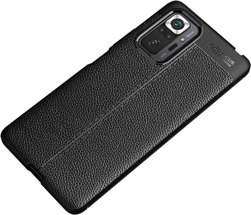 Xiaomi Redmi Note 10 Pro Kılıf Mnc Niss Silikon Kapak-Kırmızı