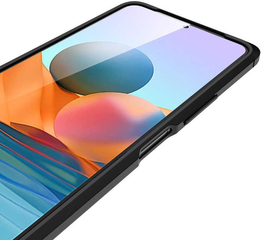 Xiaomi Redmi Note 10 Pro Kılıf Mnc Niss Silikon Kapak-Kırmızı