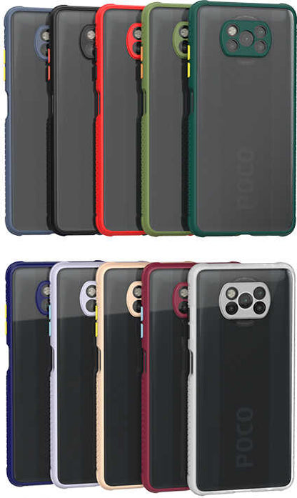 Xiaomi Poco X3 Kılıf mnc Kaff Kapak-Lacivert