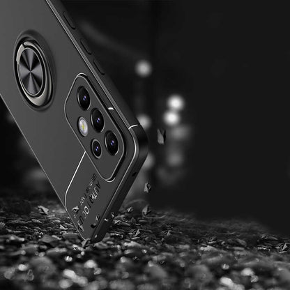 Galaxy A53 5g Kılıf Mnc Ravel Silikon Kapak-Siyah-Mavi