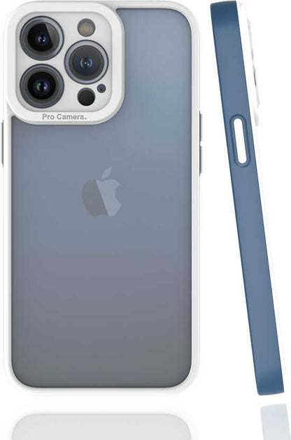 iPhone 13 Pro Kılıf Mnc Mima Kapak-Lacivert
