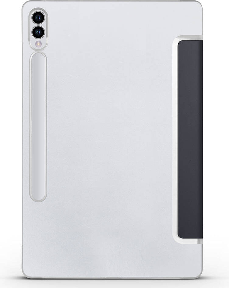 Galaxy Tab S9 Fe Plus Uyumlu Mnc Smart Cover Standlı 1-1 Kılıf-Gold