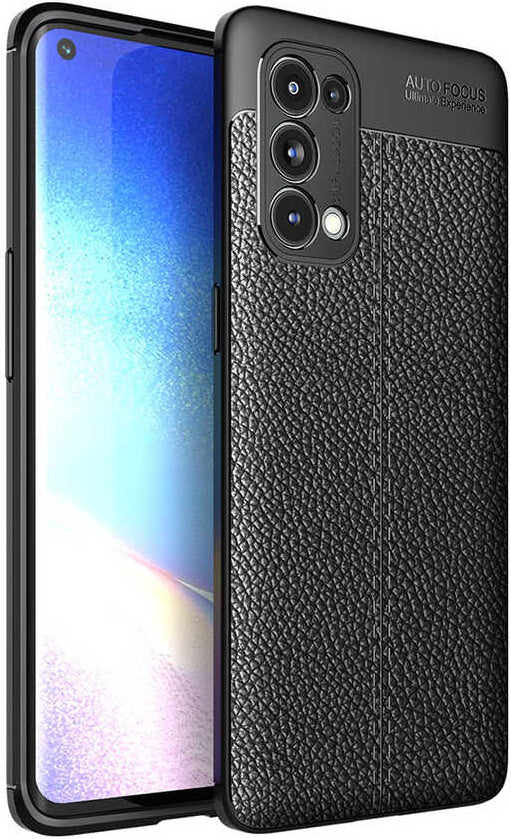 Oppo Reno 5 Pro 5g Kılıf Mnc Niss Silikon Kapak-Siyah