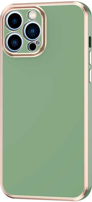 iPhone 12 Pro Max Kılıf Mnc Bark Kapak-Açık Yeşil