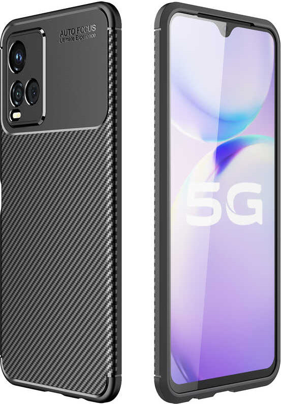 Vivo Y33S Kılıf Mnc Negro Silikon Kapak-Siyah