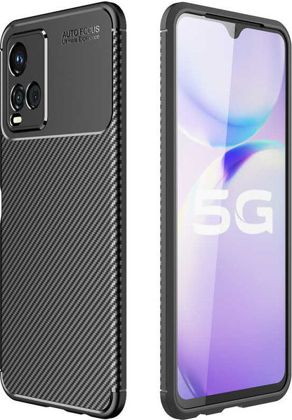 Vivo Y33S Kılıf Mnc Negro Silikon Kapak-Siyah