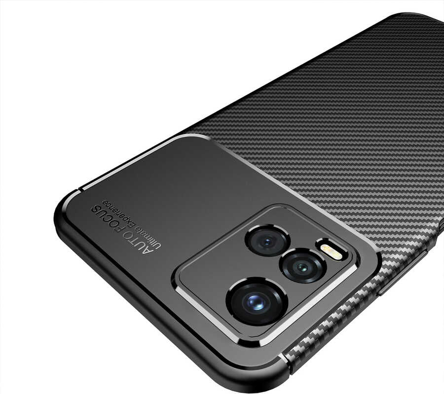 Vivo Y33S Kılıf Mnc Negro Silikon Kapak-Siyah