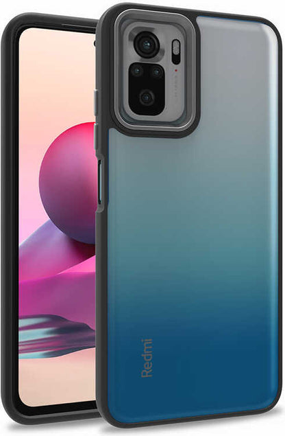 Xiaomi Poco M5S Kılıf Mnc Flora Kapak-Siyah