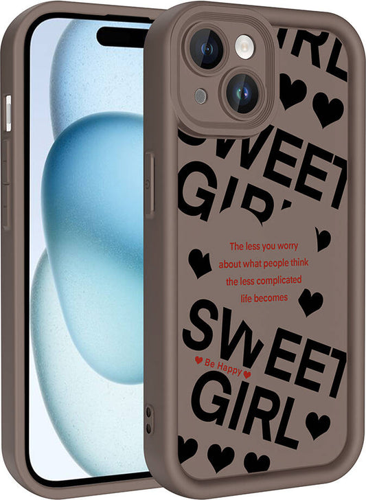 Apple iPhone 15 Kılıf Kamera Korumalı Baskılı Arka Yüzey Mnc Klas Kapak-Siyah