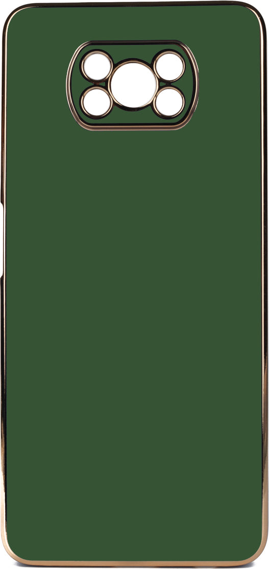 Xiaomi Poco X3 Kılıf Mnc Bark Kapak-Koyu Yeşil