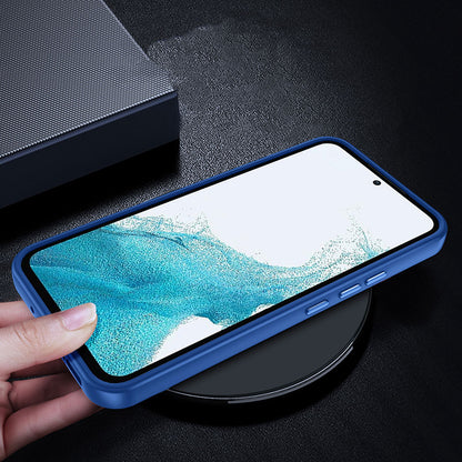Galaxy A04S Kılıf Mnc Flora Kapak-Kırmızı