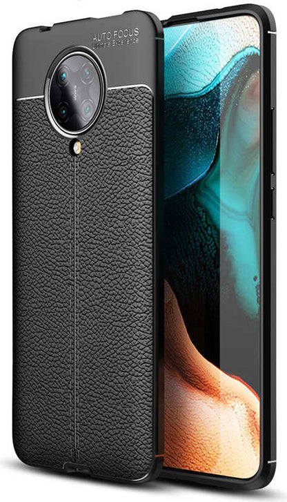 Xiaomi Redmi K30 Pro Kılıf Mnc Niss Silikon Kapak-Siyah