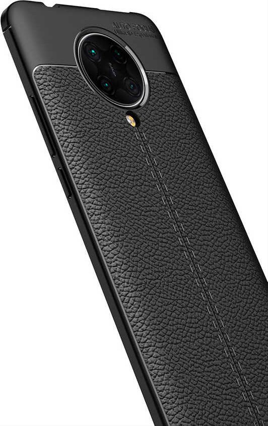 Xiaomi Redmi K30 Pro Kılıf Mnc Niss Silikon Kapak-Siyah