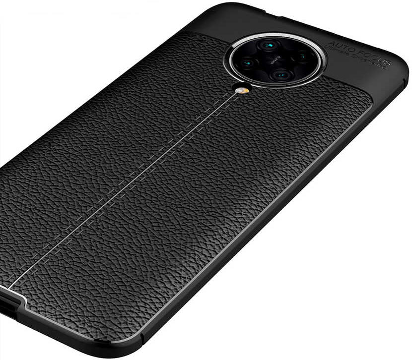 Xiaomi Redmi K30 Pro Kılıf Mnc Niss Silikon Kapak-Siyah