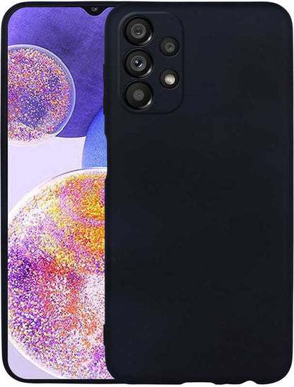 Galaxy A23 Kılıf Mnc Premier Silikon Kapak-Siyah